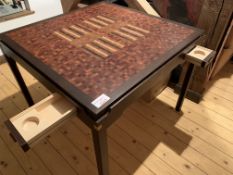 Modern gaming table, with four drawers