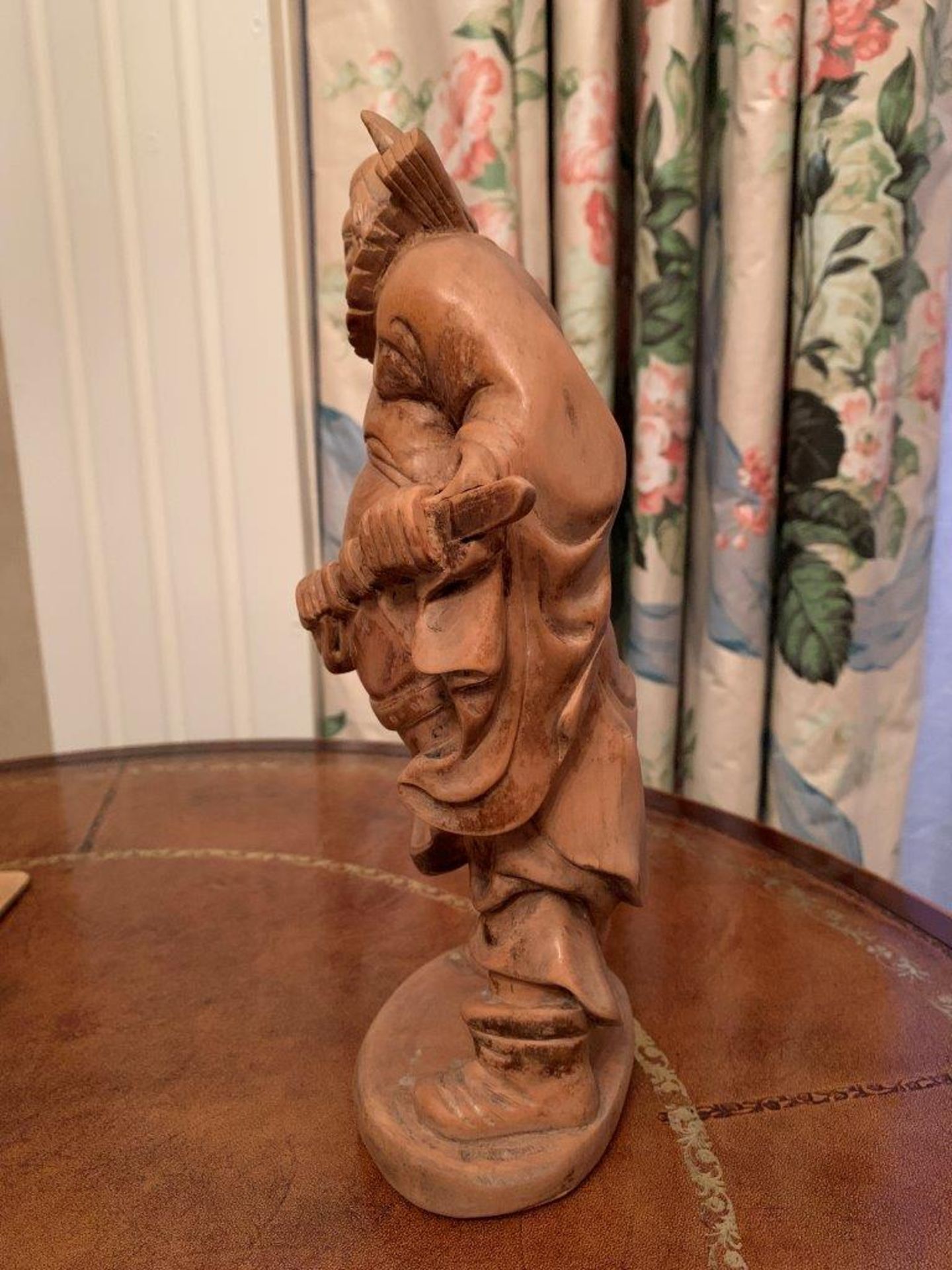 Wooden carving of a Samurai - Image 3 of 3