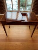 Mahogany games table