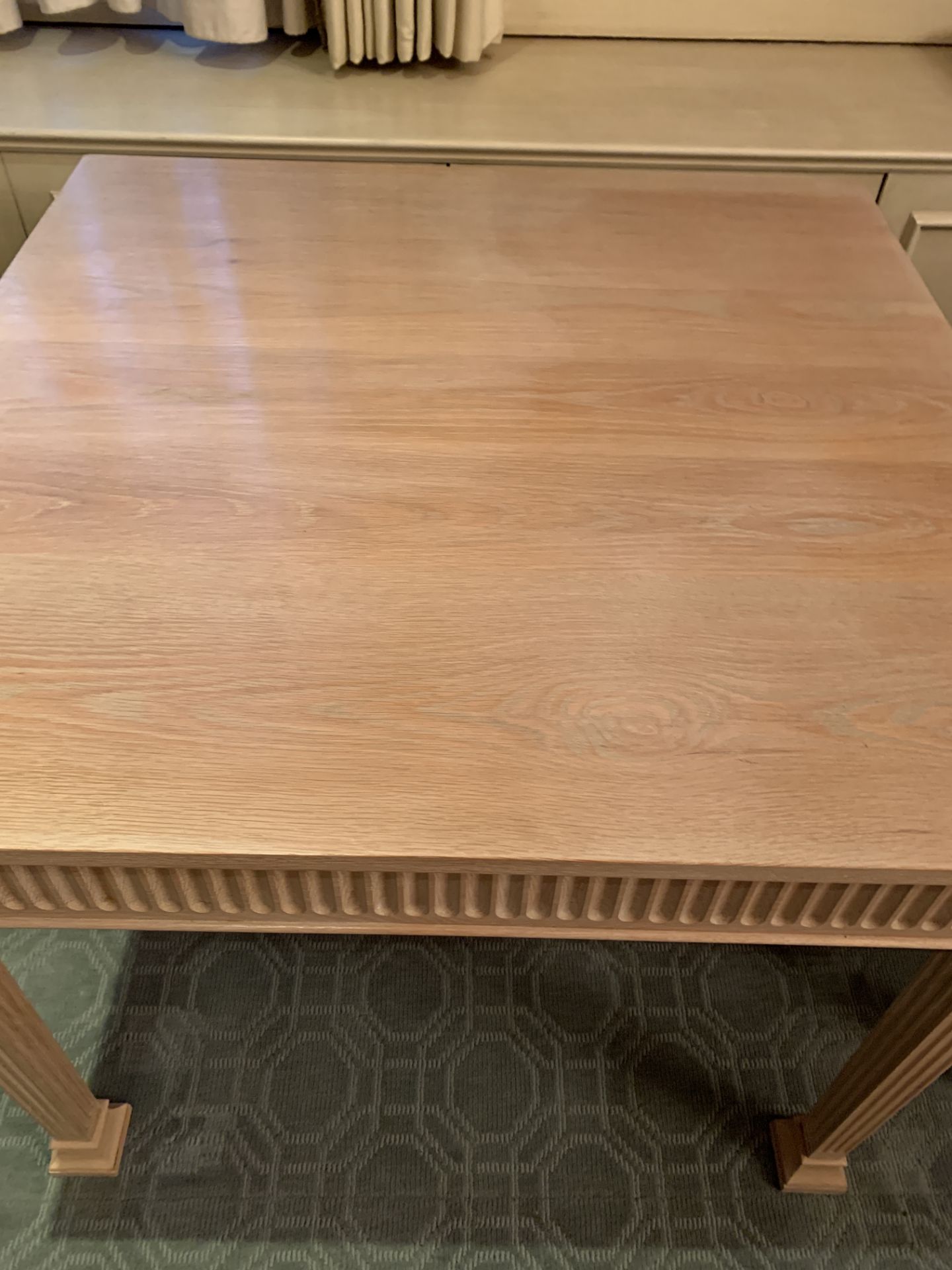 Limed oak square table - Bild 3 aus 4