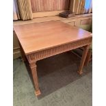 Limed oak square table