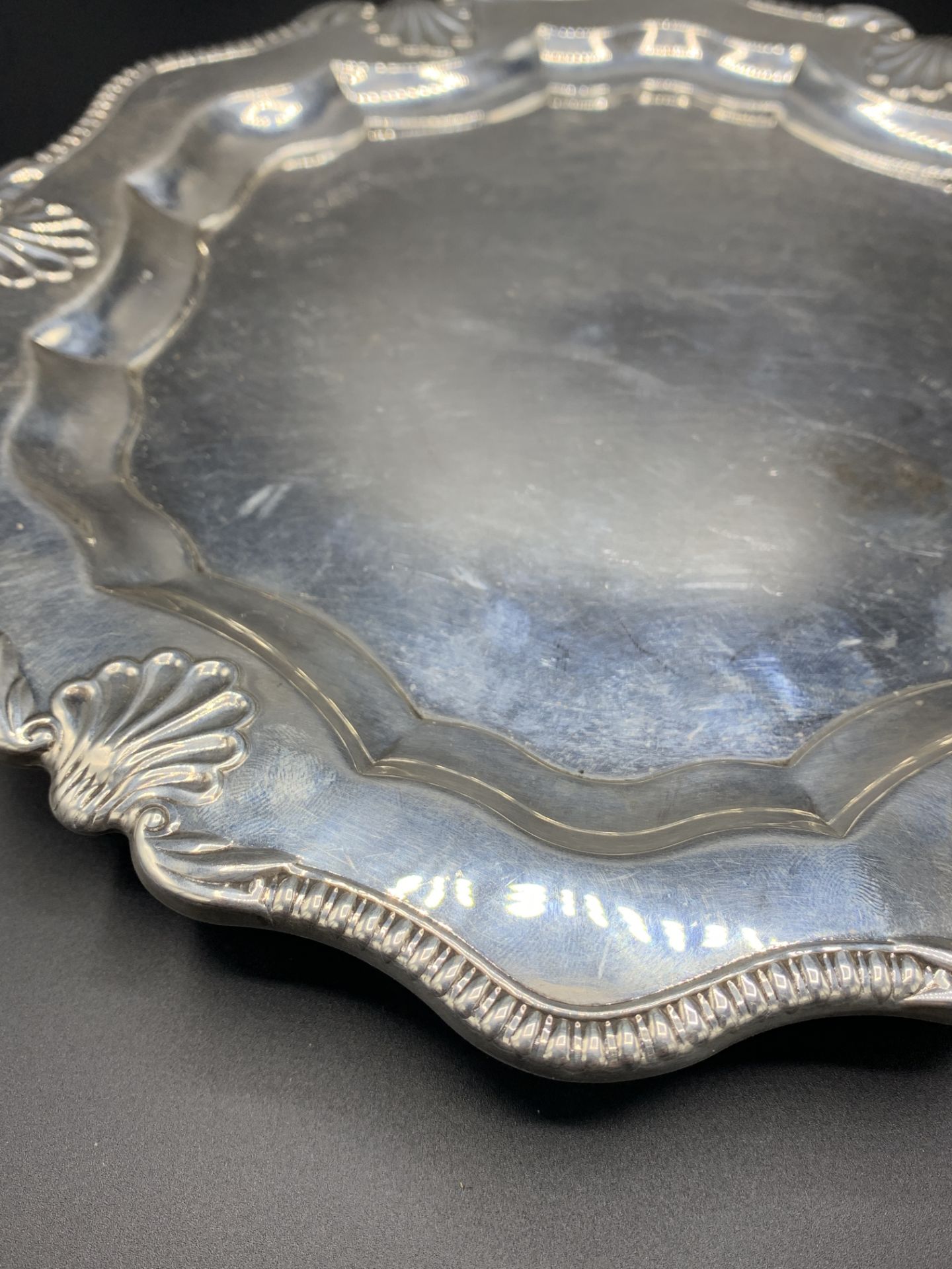 Carr’s of Sheffield silver tray - Image 4 of 5