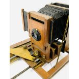Early enlarging camera with Dallmeyer lens. (This item carries VAT).