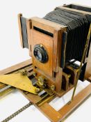 Early enlarging camera with Dallmeyer lens. (This item carries VAT).