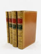Macaulay's Critical and Historical Essays, 3 volumes; with Lays of Ancient Rome; matching bindings