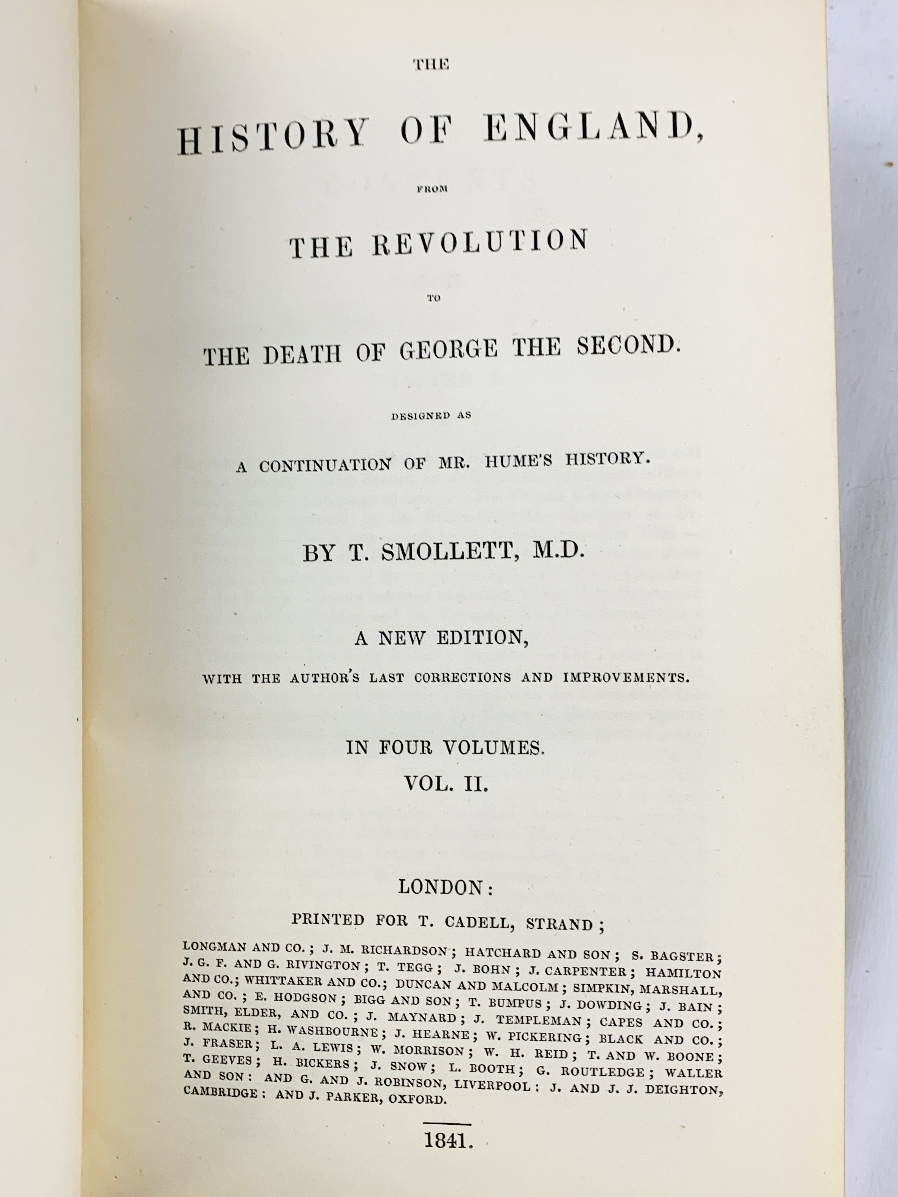 Smollett's The History of England, 1841; Hallam's Literary History; and five Waverley Novels - Image 5 of 6