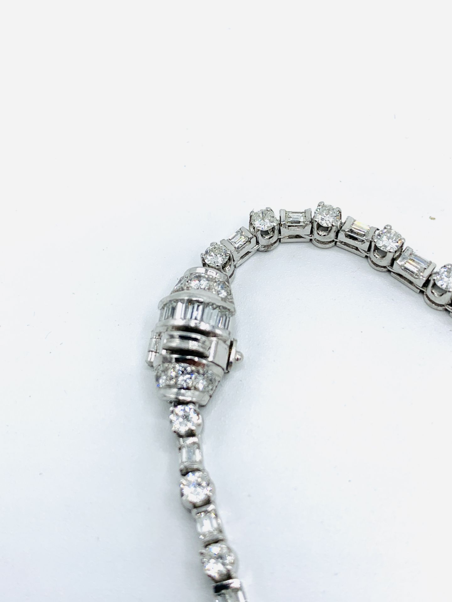 White gold diamond necklace - Image 9 of 10