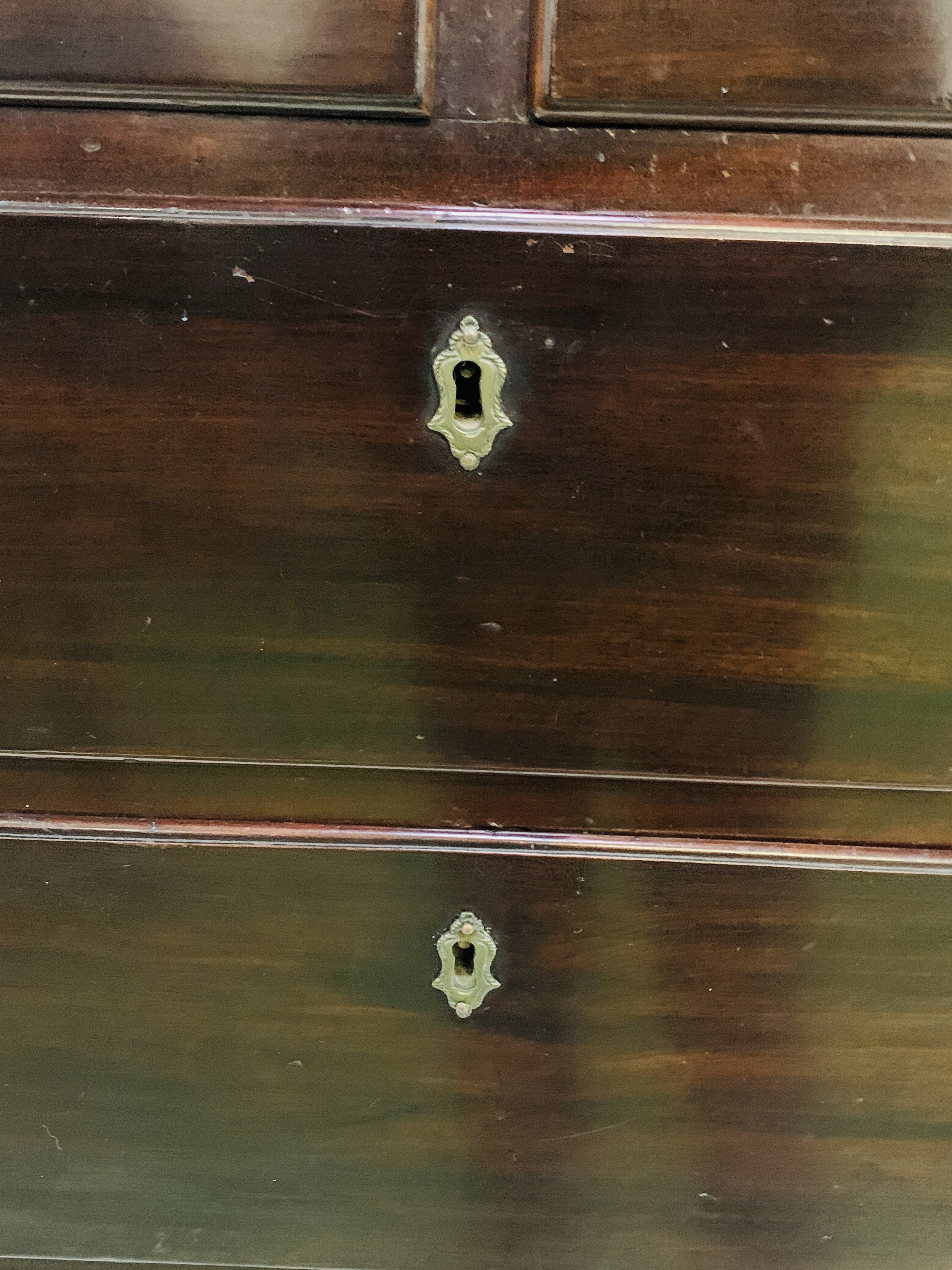 Victorian mahogany chest on chest - Image 5 of 5