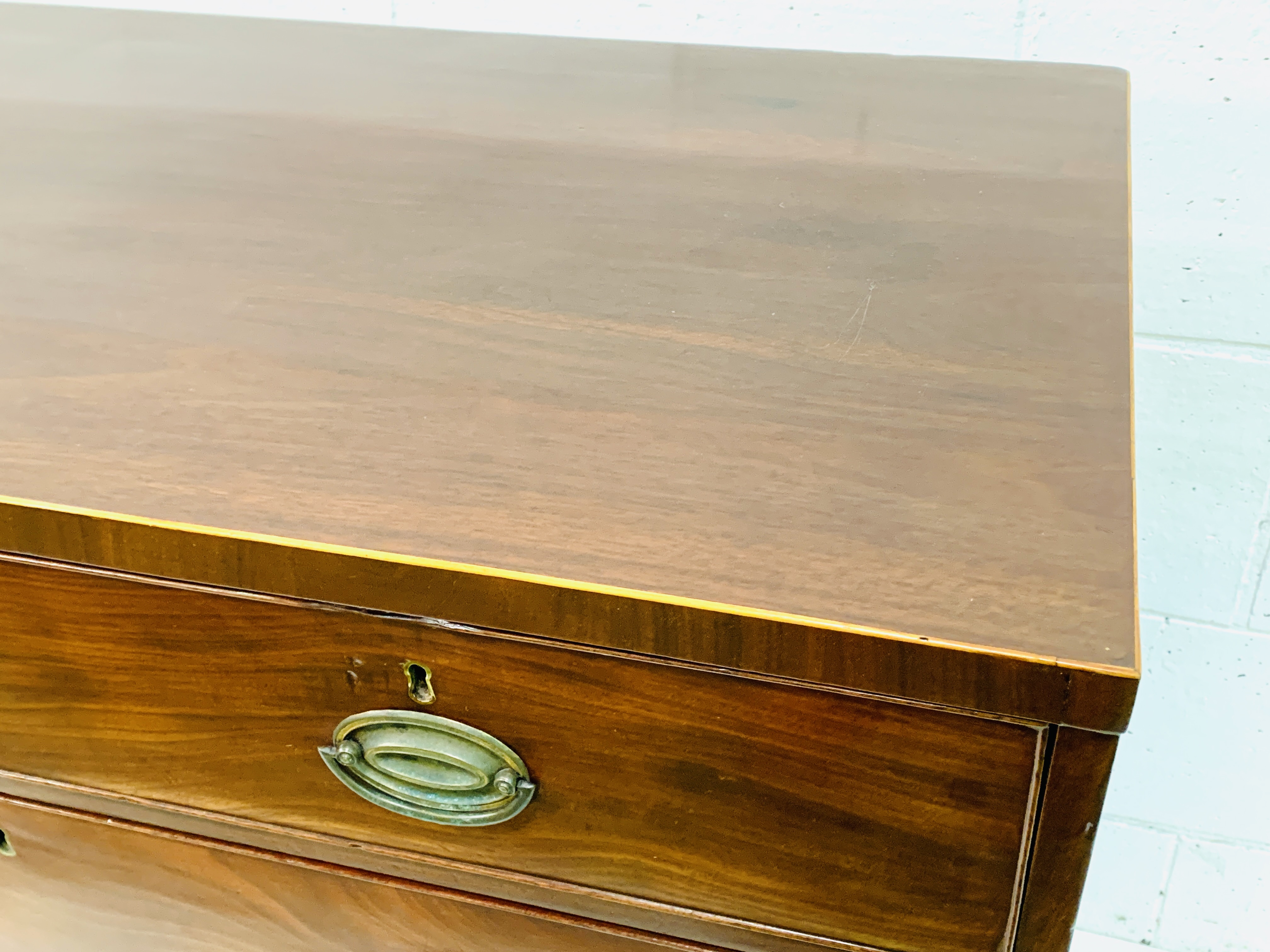 Early 19th century mahogany chest of drawers - Image 4 of 6