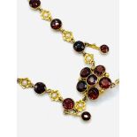 Murrle Bennett garnet necklace