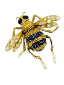 Boucheron gem set bee brooch