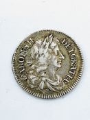 A Charles II silver fourpence, 1679.