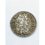 A Charles II silver fourpence, 1679.