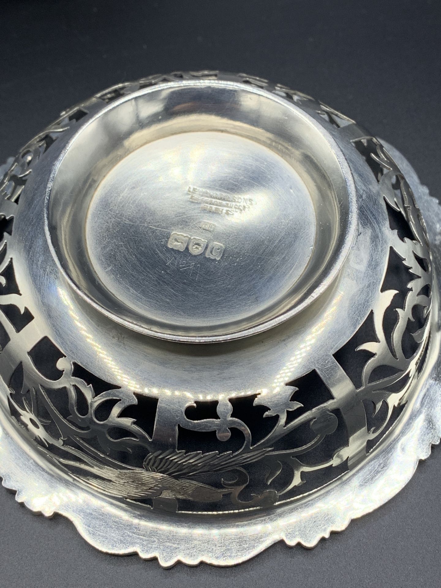 A pair of sterling silver bonbon dishes by Harry Brasted - Image 5 of 5