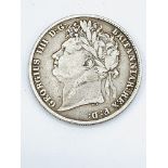 George III half crown, 1823.