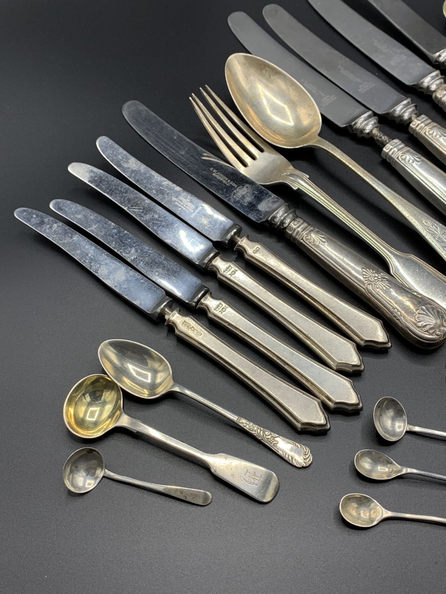 A quantity of silver flatware - Image 3 of 4