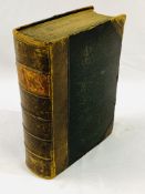 Three volumes 'British Battles', half leather bound, and 'The Household Physician' by J McGregor-Rob