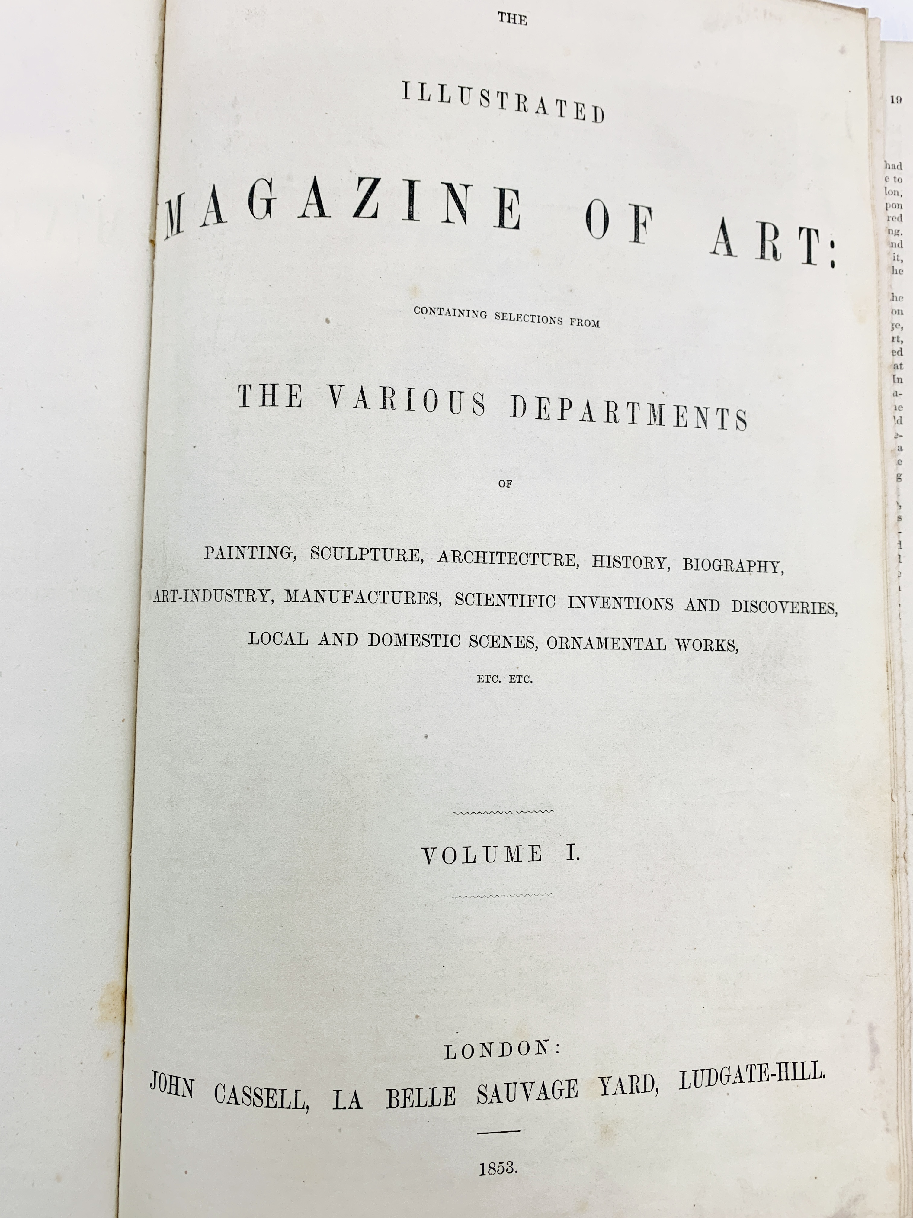 "The Illustrated Magazine of Art", Volume 1,1853 and "The People's Illustrated Journal", 1852 - Image 2 of 5