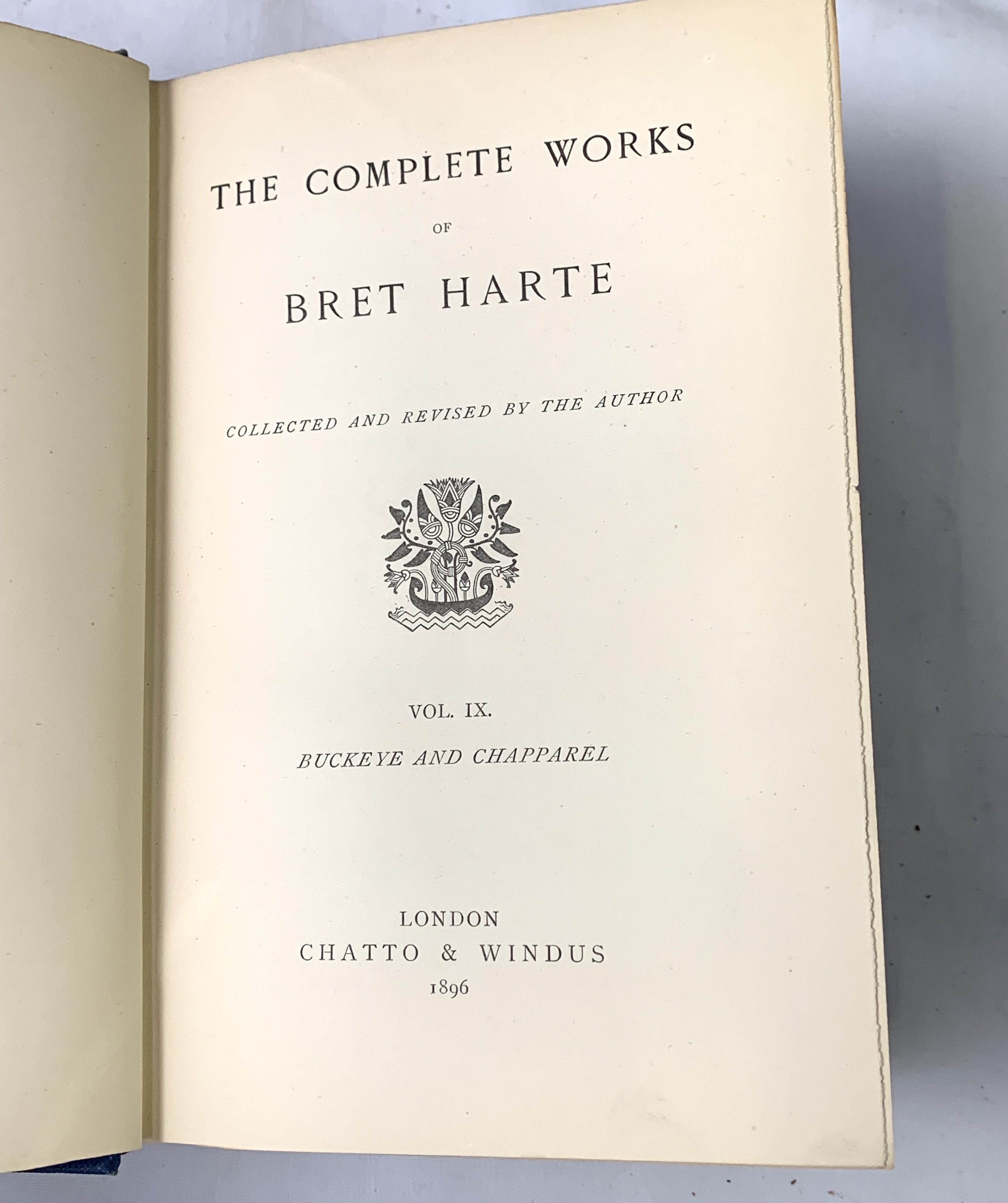The Works of Bret Harte, published by Chatto and Windus, cloth bound, ten volumes - Image 3 of 4