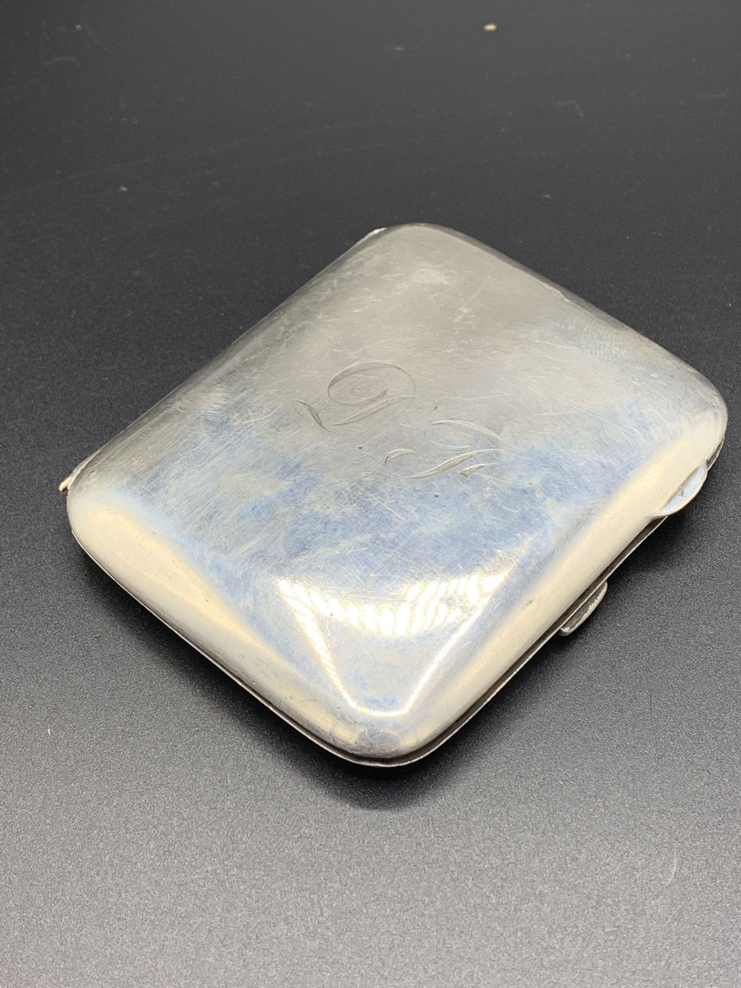 Sterling silver cigarette case by H.J.Cooper - Image 2 of 4