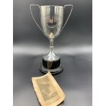 Silver trophy inscribed "Horse Shoeing & Horse Shoe Making Championship of London & District"