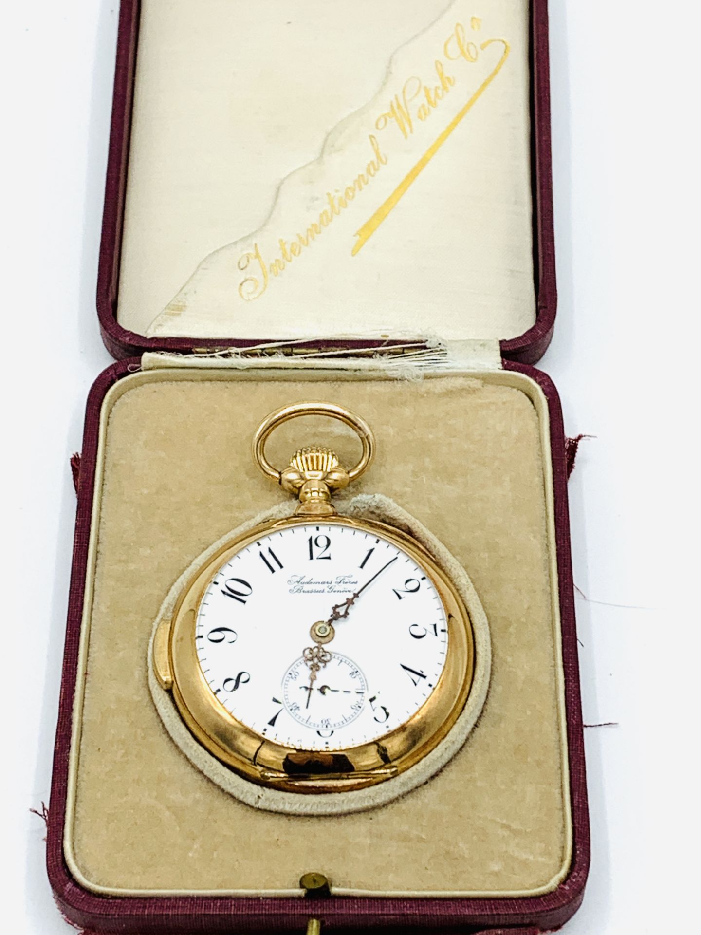 18ct gold chiming repeater pocket watch by Audemars Freres, Brassus, Geneve - Image 2 of 7