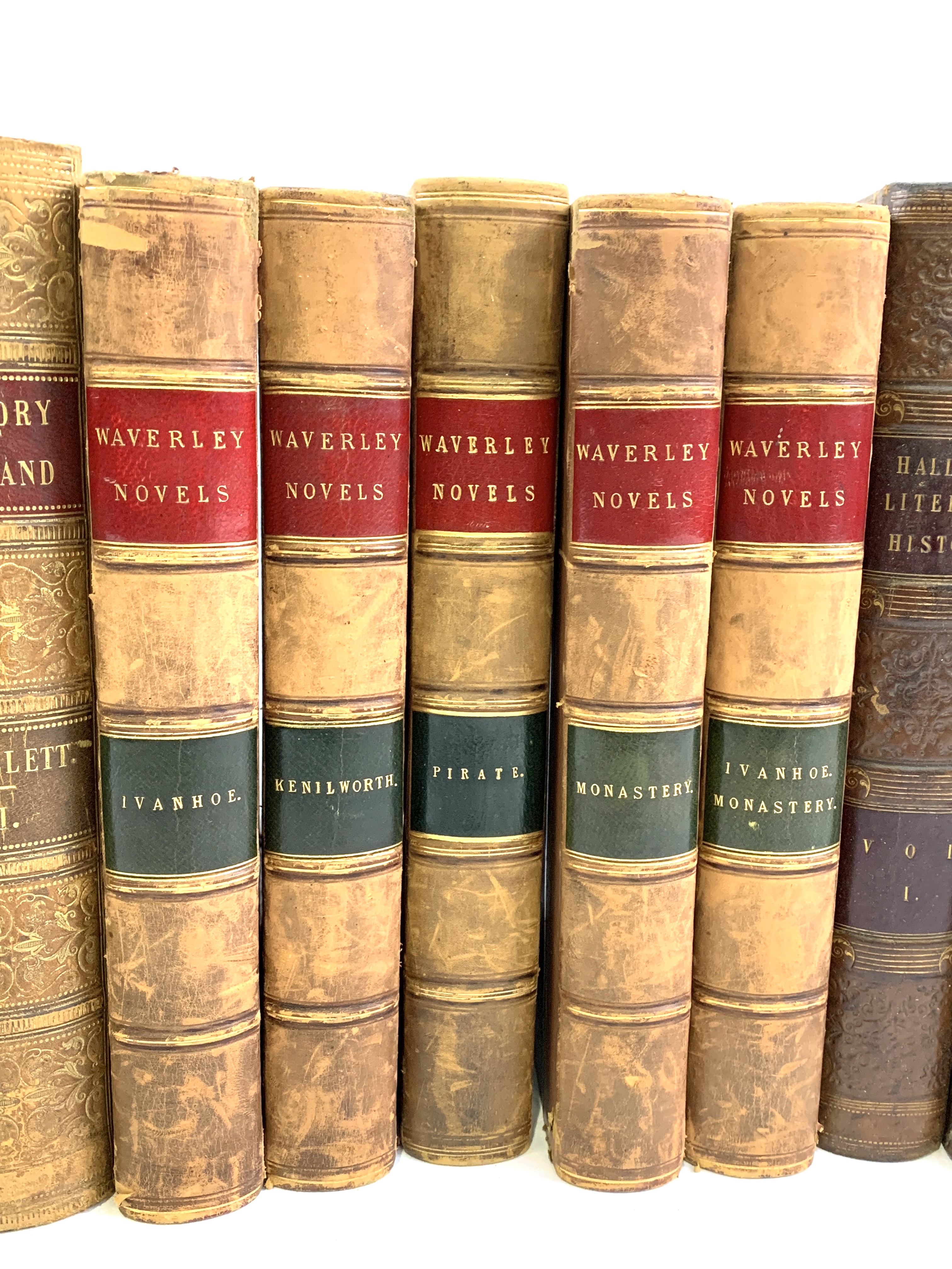Smollett's The History of England, 1841; Hallam's Literary History; and five Waverley Novels - Image 3 of 6