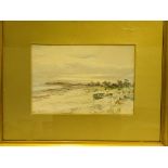 Gilt framed and glazed watercolour signed Arthur Maugham