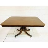 Mahogany tilt top breakfast table