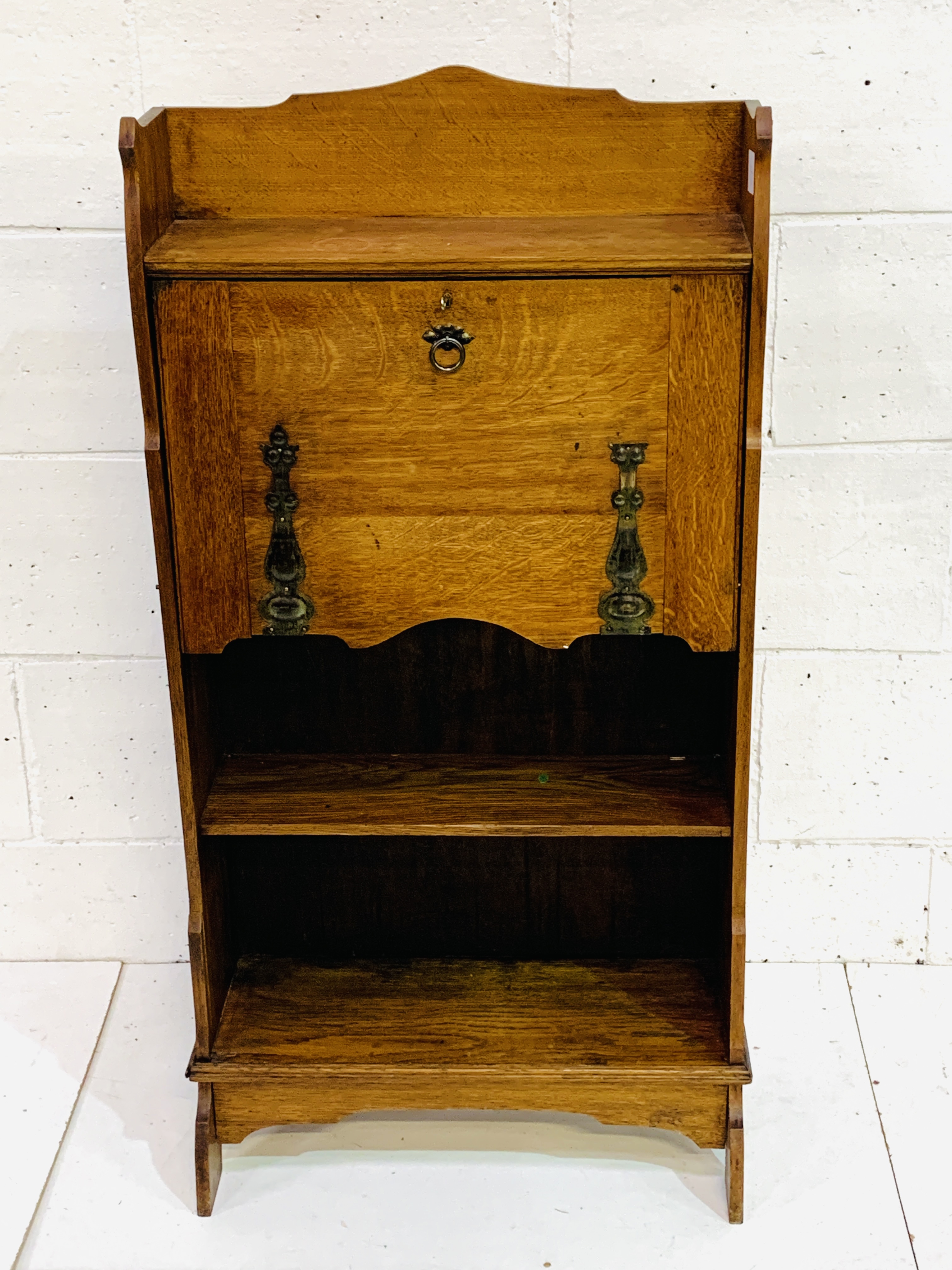 Oak Arts and Crafts style bureau