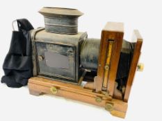 Record enlarger camera. (This item carries VAT).