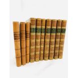 Rollin's 'Ancient History', 7 of 8 volumes; and 3 volumes of 'Philosophy', in Latin