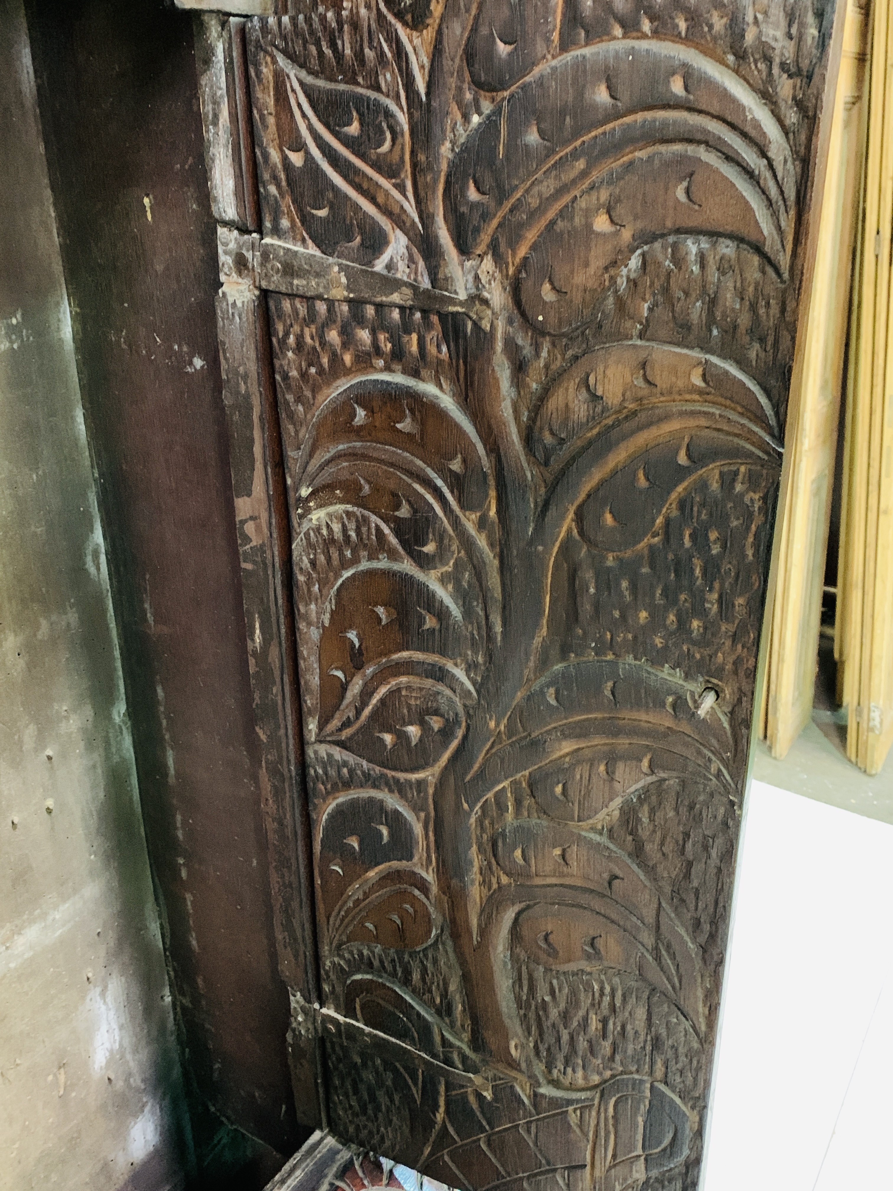 Heavily carved longcase clock - Image 14 of 20