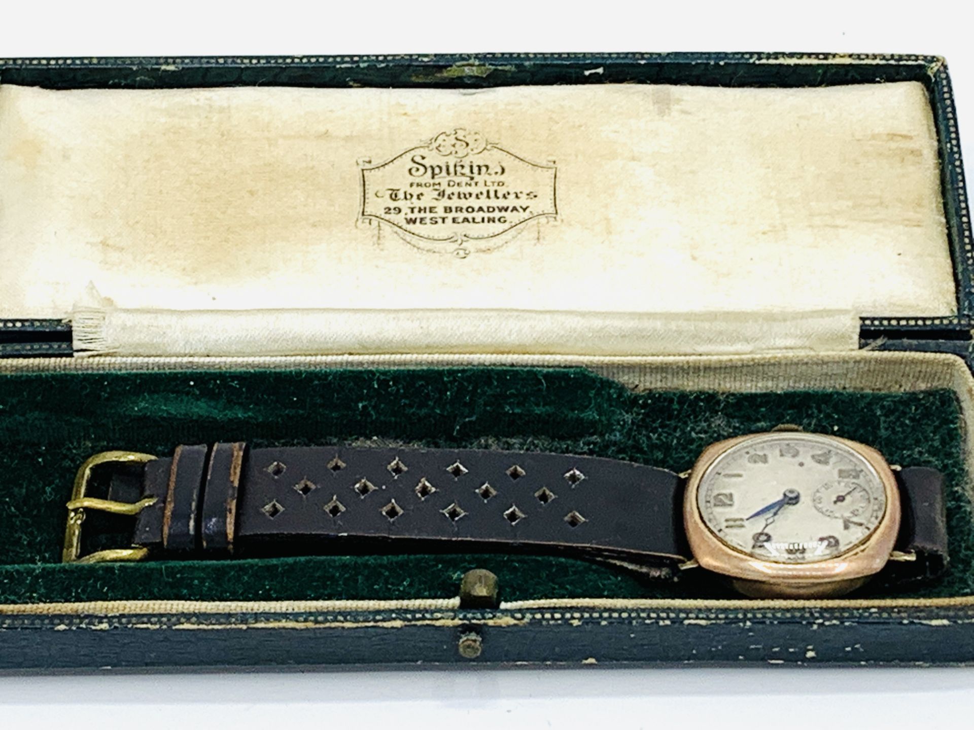 Atlantic' 18k gold cased wrist watch; 1930s 9ct gold cased wrist watch; 'Vertex' wrist watch - Image 2 of 10