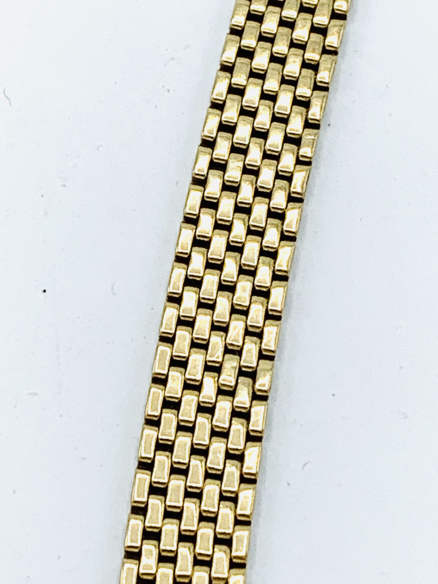 French diamond mounted cocktail watch with hallmarked 18ct gold case and strap - Image 5 of 6