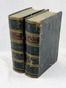 The New Testament in Welsh, 2 volumes leather bound, 1863