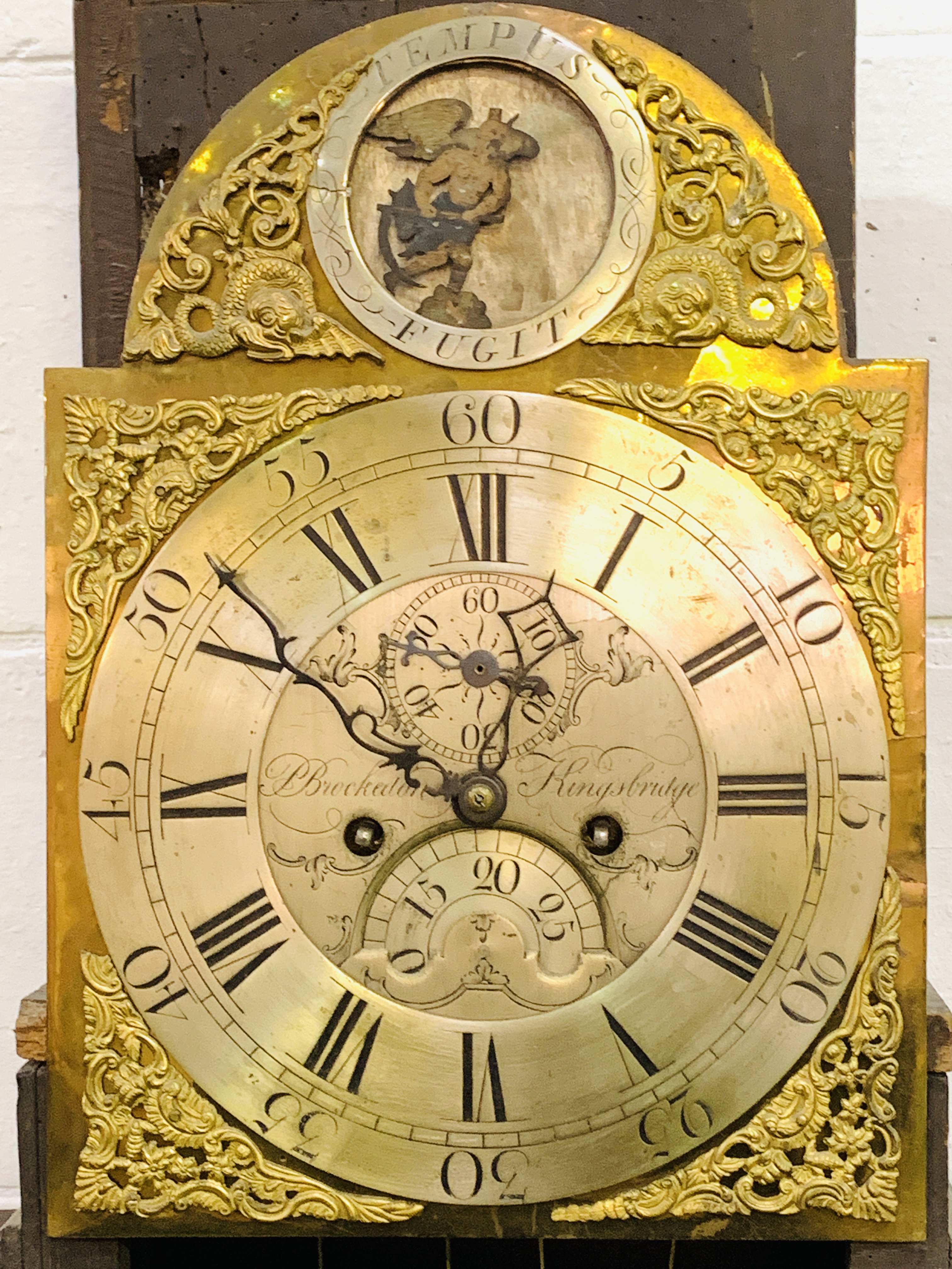 Heavily carved longcase clock - Image 18 of 20