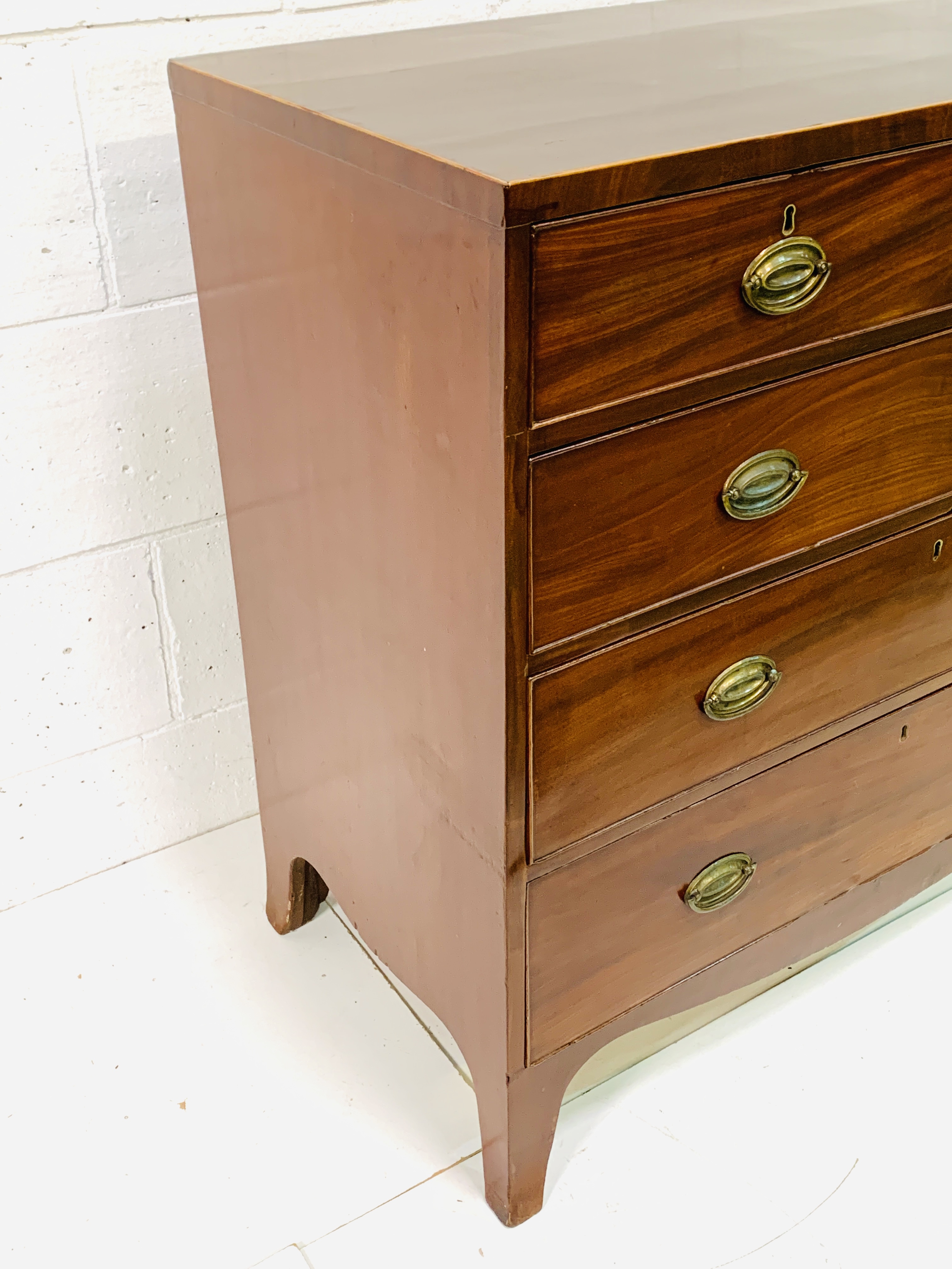 Early 19th century mahogany chest of drawers - Image 5 of 6