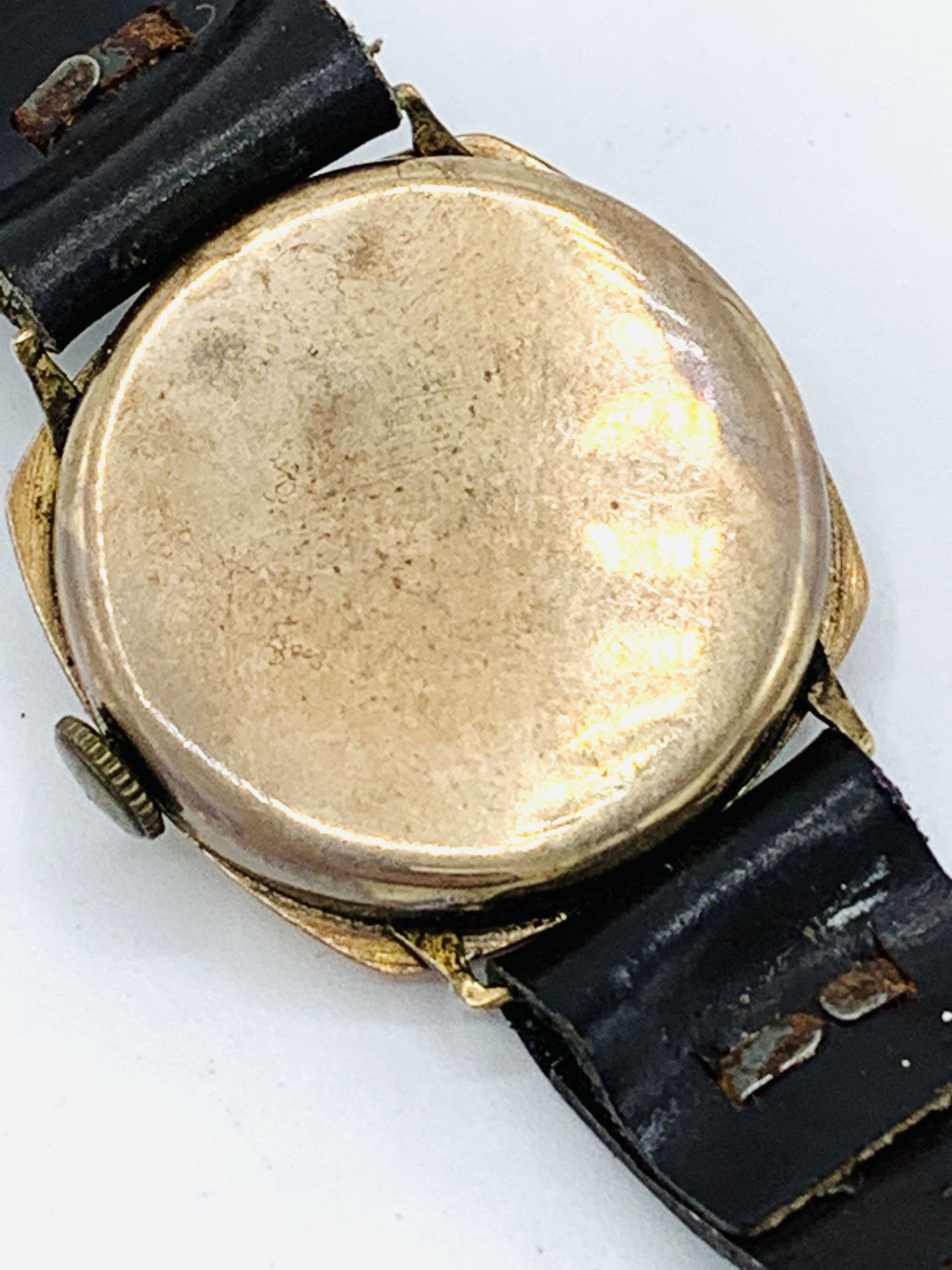 Atlantic' 18k gold cased wrist watch; 1930s 9ct gold cased wrist watch; 'Vertex' wrist watch - Image 5 of 10