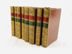 Macaulay's History of England, in 8 volumes in full brown leather
