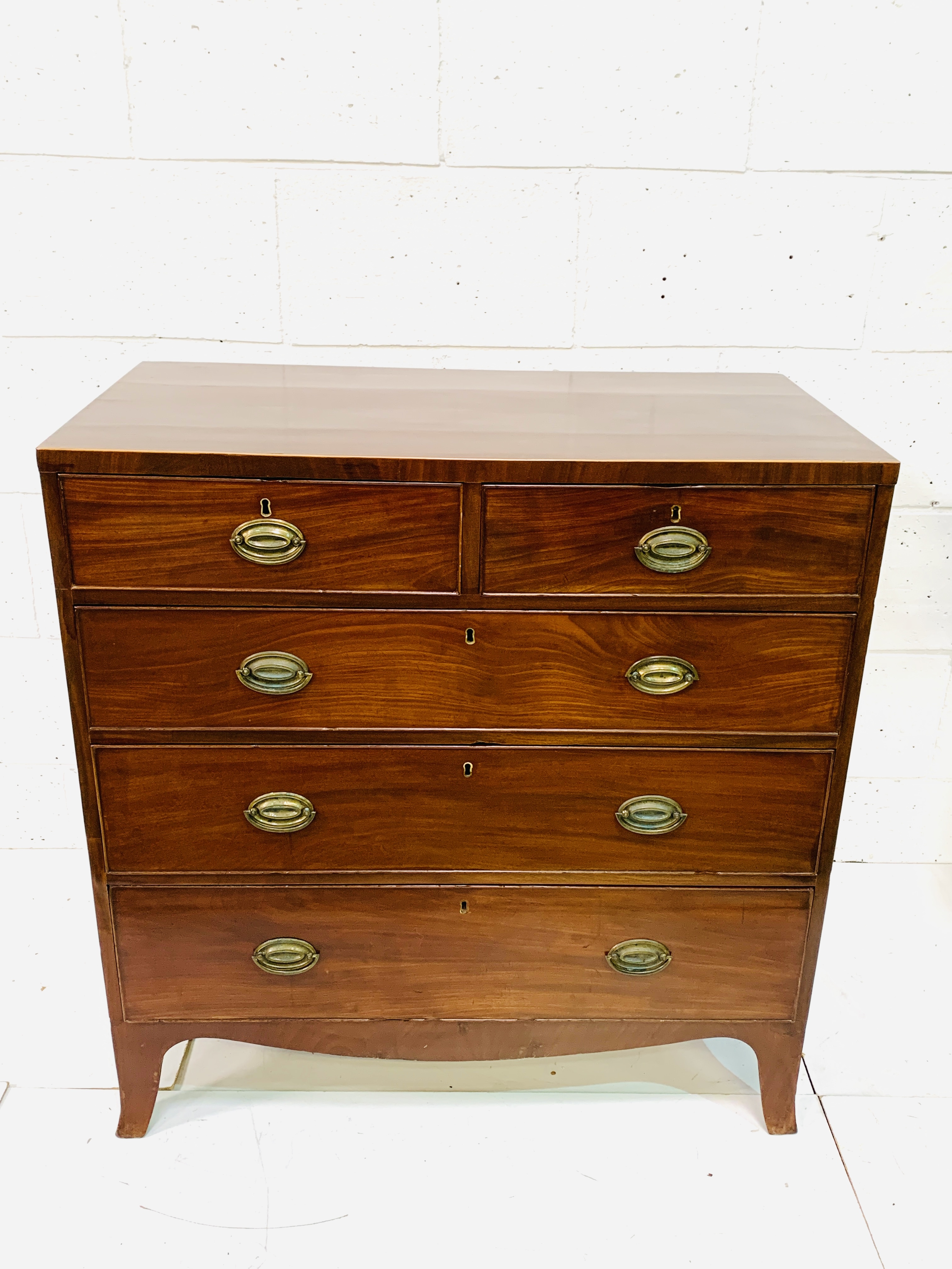 Early 19th century mahogany chest of drawers - Image 6 of 6