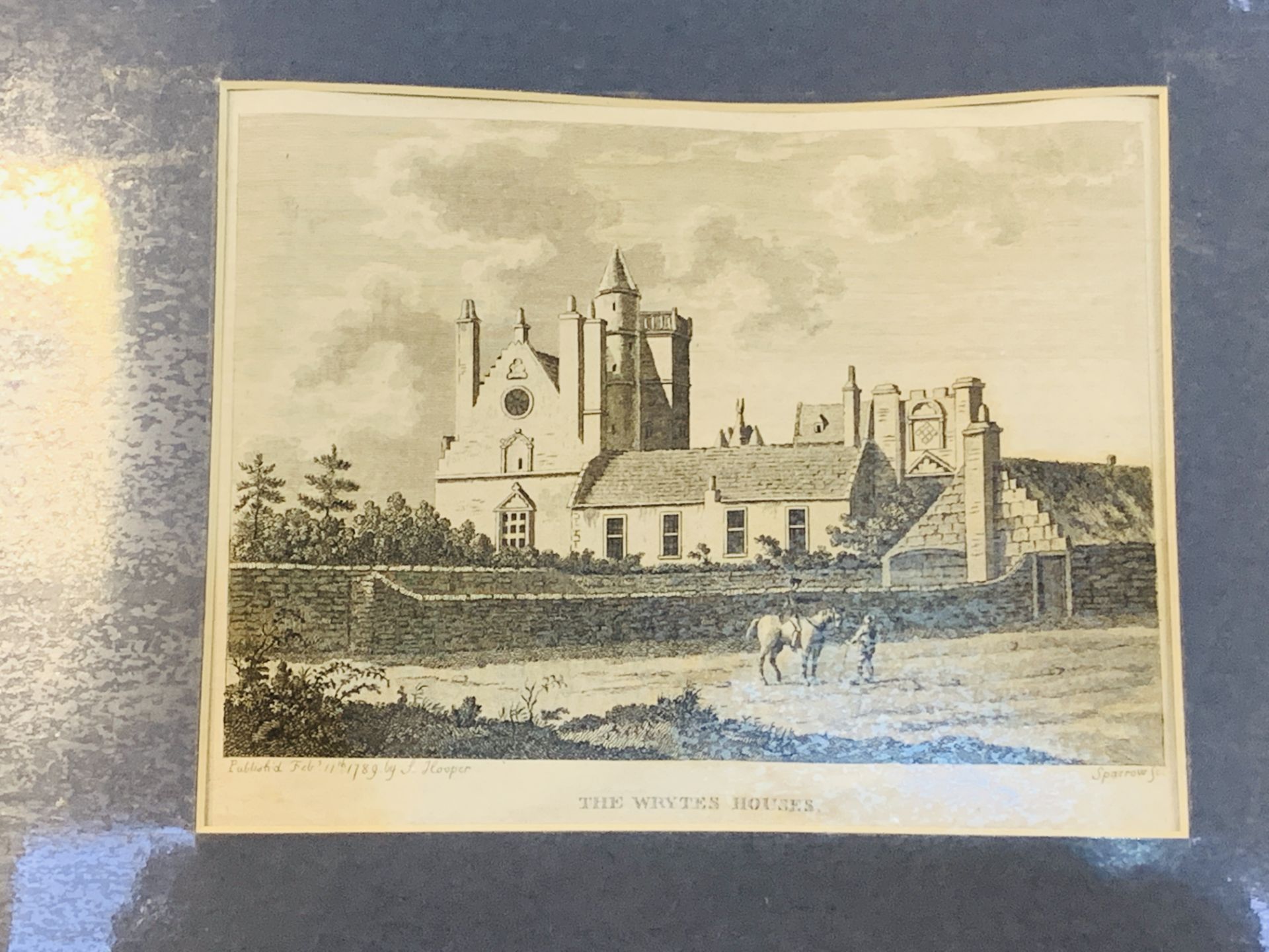 Box of over 100 mounted unframed 18th and 19th Century engravings. - Image 5 of 5