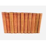 Collection of eleven volumes of the author's novels, 1889 - 1895, Charles Kingsley.
