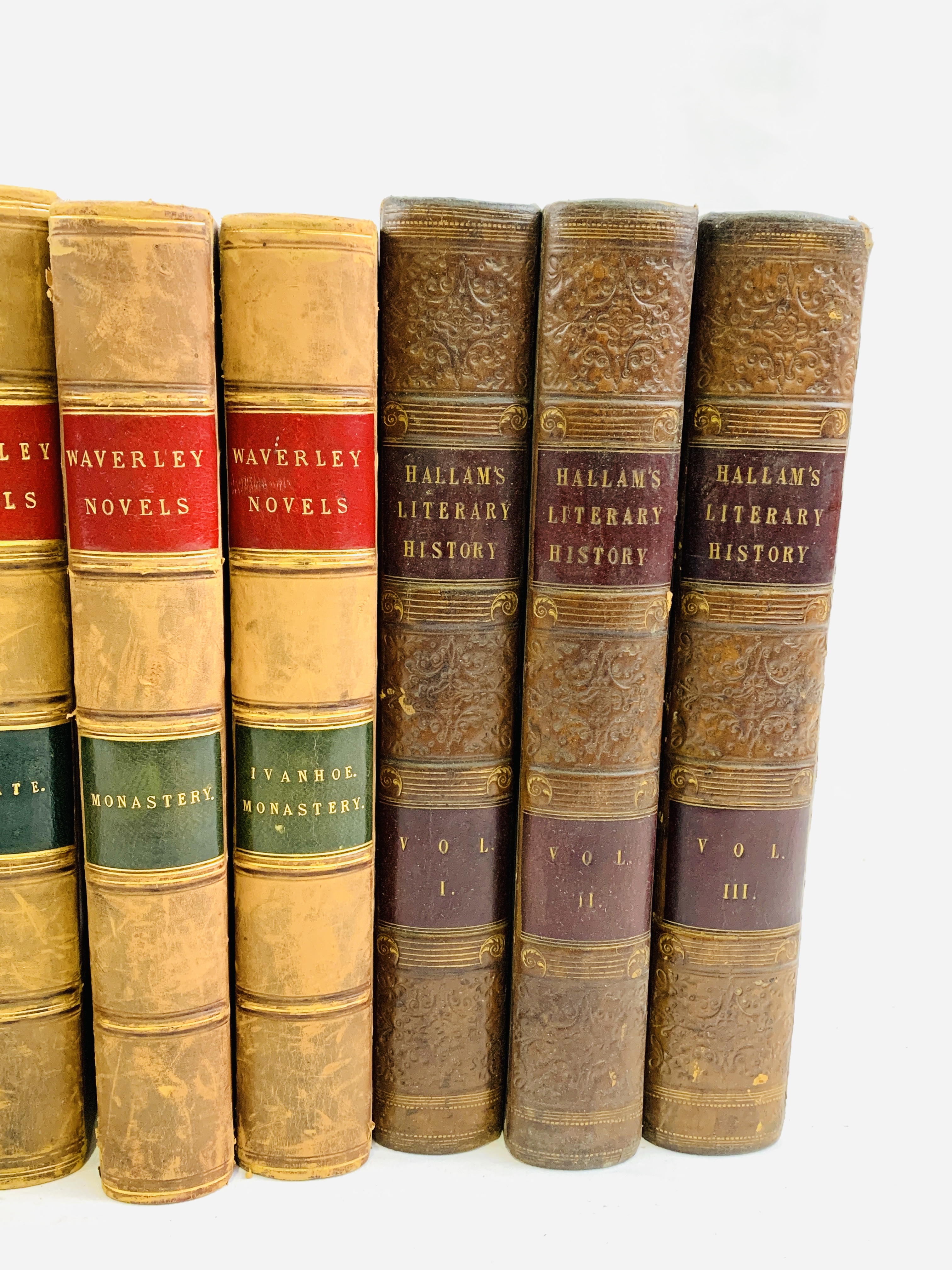 Smollett's The History of England, 1841; Hallam's Literary History; and five Waverley Novels - Image 4 of 6