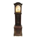 Heavily carved longcase clock