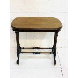 Mahogany occasional table