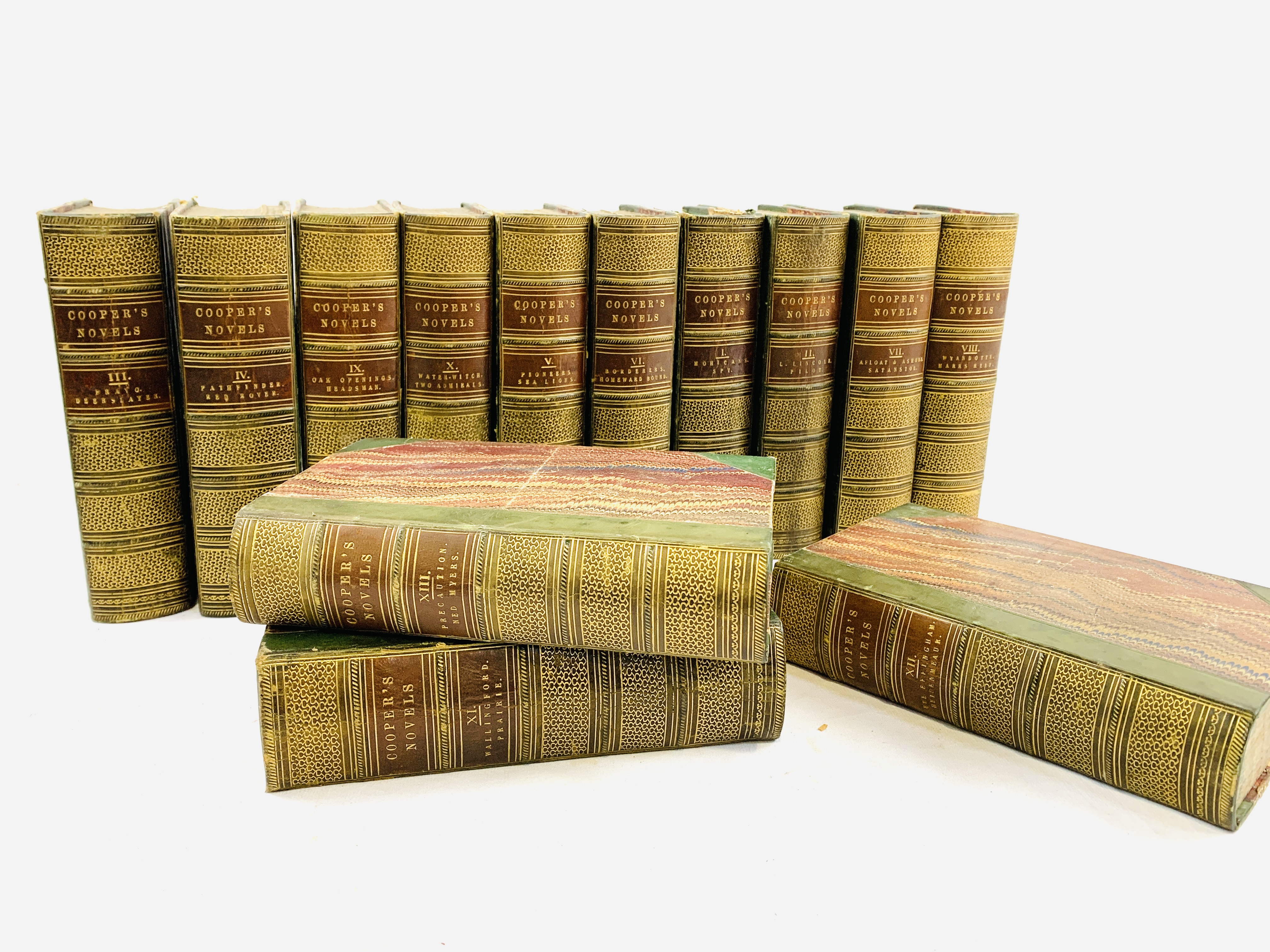 "The Novels & Romances of J Fenimore Cooper", in 13 volumes, published Routledge, Warne & Routledge