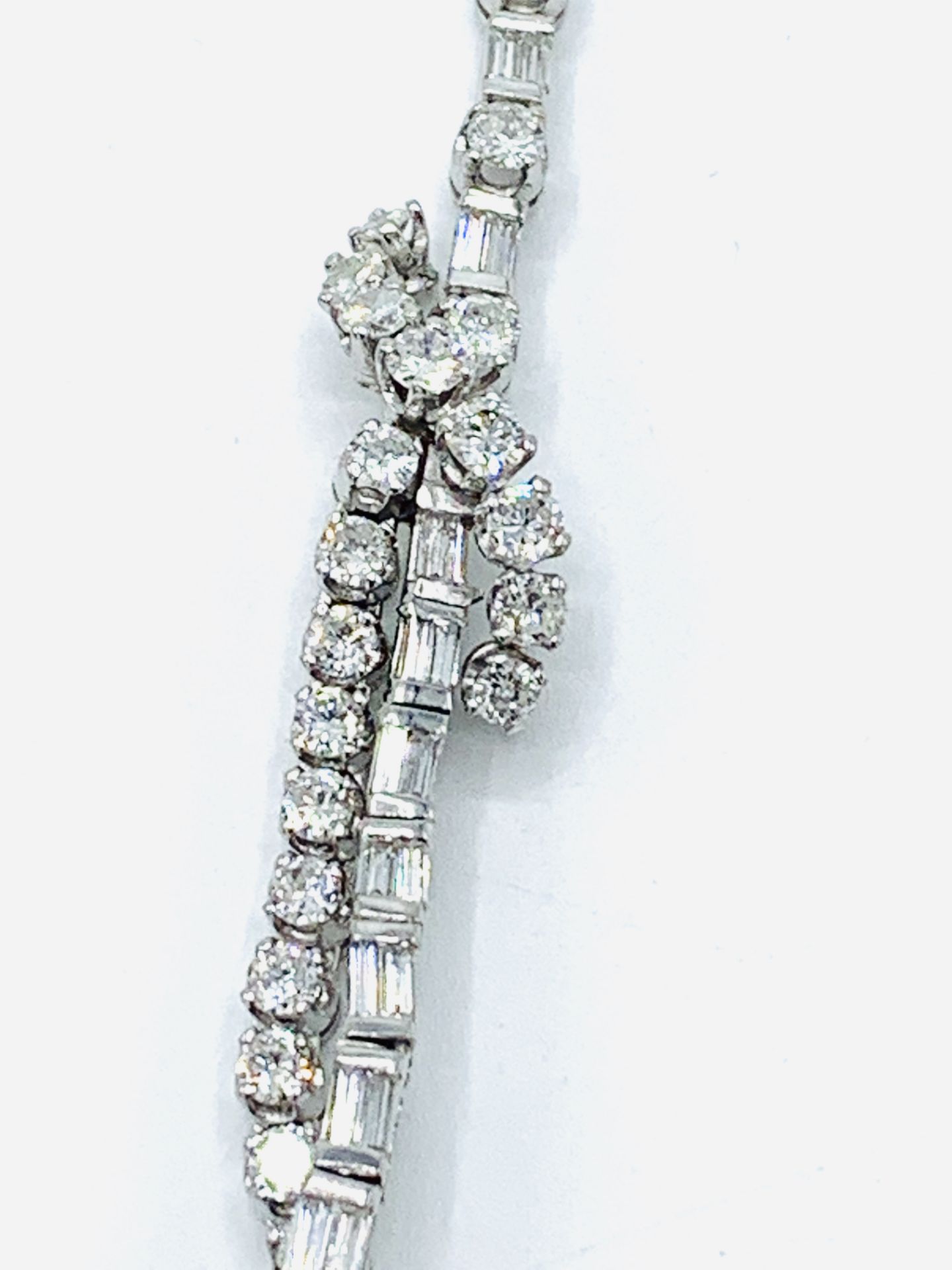 White gold diamond necklace - Image 5 of 10