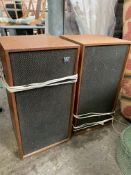 Two Wharfedale Linton II speakers.