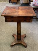 Inlaid mahogany veneer occasional table